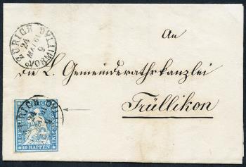 Thumb-1: 23G.2.01 - 1859, Estampe de Berne, 4e période d'impression, papier de Zurich