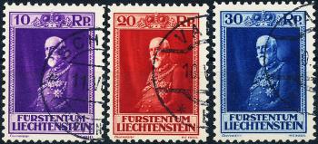 Thumb-1: FL101-FL103 - 1933, 80. Geburtstag des Fürsten Franz I