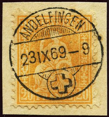 Briefmarken: 32 - 1862 Weisses Papier