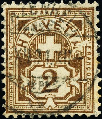 Briefmarken: 58B.2.05 - 1894 Faserpapier, KZ B