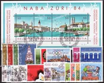 Timbres: CH1984 - 1984 compilation annuelle