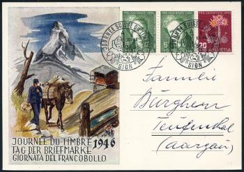 Briefmarken: TdB1946 -  Sion 8.XII.1946