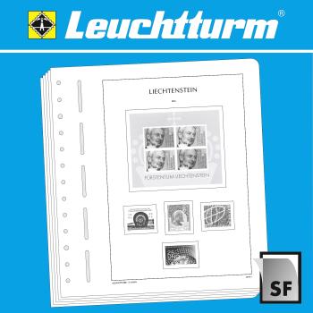 Francobolli: 342797 - Leuchtturm 2010-2019 Pagine illustrate Liechtenstein, con montature SF (25/8-SF)