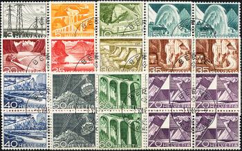 Stamps: 297-308 - 1949 technology and landscape