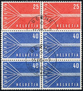 Timbres: 332-333 - 1957 L'Europe