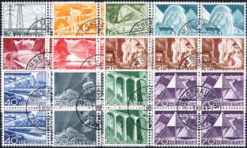 Stamps: 297-308 - 1949 technology and landscape