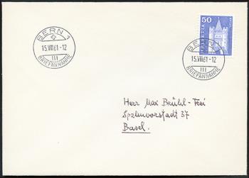 Thumb-1: 363R - 1961, Postal history motifs and monuments, white paper