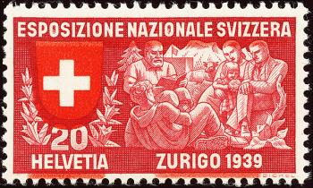 Timbres: 226.1.09 - 1939 Exposition nationale suisse à Zurich