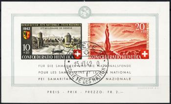 Briefmarken: B19 - 1942 Bundesfeierblock II