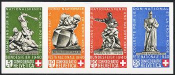 Stamps: B8-B11 - 1940 Federal celebration block I