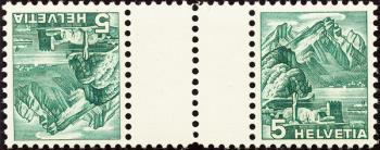 Stamps: 202z.2.08 - 1936 New landscape paintings, corrugated paper