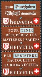 Timbres: 254-256 - 1942 recyclage
