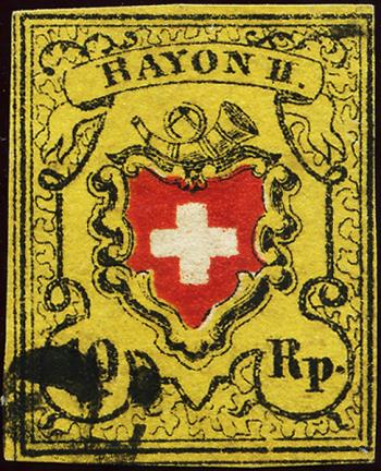 Stamps: 16II.2.31-T35 B-LU - 1850 Rayon II without cross border