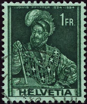 Stamps: 248.2.01 - 1941 Colonel Ludwig Pfyffer