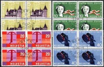 Thumb-1: 334-337 - 1958, Promotional and commemorative stamps