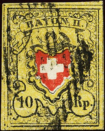 Stamps: 16II.2.23-T33 D-RU - 1850 Rayon II without cross border