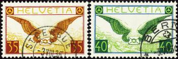Briefmarken: F14z-F15z - 1933 Ausgabe XI. 1933, auf geriffeltem Kreidepapier