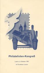 Thumb-3: W32 - 1951, cippo commemorativo per la nat. Mostra di francobolli a Lucerna