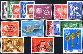 Briefmarken: BIT95-BIT111 - 1956-1994 Verschiedene Darstellungen und Motive