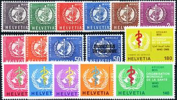 Briefmarken: OMS26-OMS41 - 1957-1995 Verschiedene Darstellungen und Motive