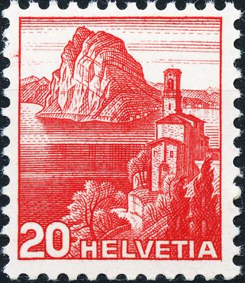 Francobolli: 215y - 1938 San Salvatore, carta liscia