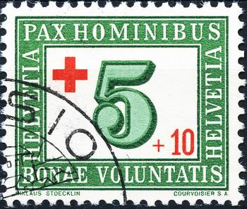 Timbres: W24 - 1945 Timbre spécial pour la Croix-Rouge suisse
