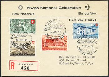 Stamps: B30-B33 - 1946 Work and Swiss House II
