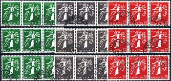 Stamps: Z25a-Z27c - 1939 State exhibition special stamps from automatic rolls
