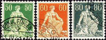 Stamps: 113y-141y - 1940 Helvetia with Sword, smooth chalk paper