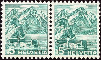 Stamps: 202z.2.01 - 1936 New landscape paintings, corrugated paper