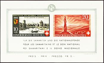 Stamps: B19/B17.4.09 - 1942 Federal celebration block II