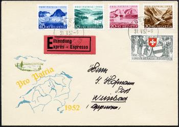 Thumb-1: B56-B60 - 1952, Glarus and Zug 600 years in the Confederation
