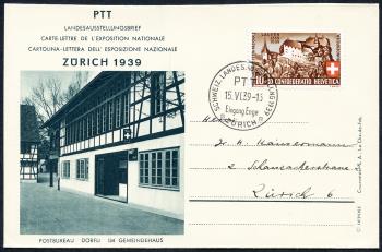 Stamps: B2 - 1939 Laupen Castle