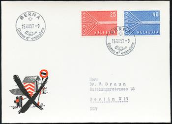 Francobolli: 332-333 - 1957 Europa