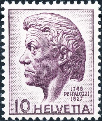 Francobolli: 275 - 1946 Il compleanno di Heinrich Pestalozzi