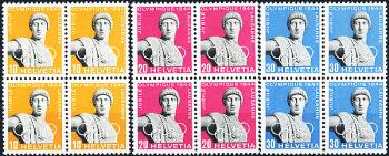 Stamps: 259w-261w - 1944 50 years intern. Olympic Committee