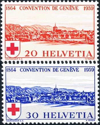 Stamps: 240-241 - 1939 75 years Red Cross