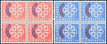 Stamps: 349-350 - 1959 Conference of European PTT Administrations