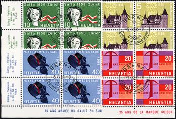 Stamps: 334-337 - 1958 Promotional and commemorative stamps