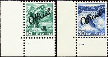 Stamps: BV47z+52z - 1942 Landscape images in intaglio printing, corrugated paper