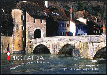 Stamps: BMH15 - 2003 Pro Patria, Pont Saint-Jean