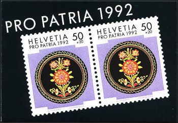 Stamps: BMH4 - 1992 Pro Patria, ceramic plate