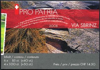 Stamps: BMH20 - 2008 Pro Patria, cultural routes
