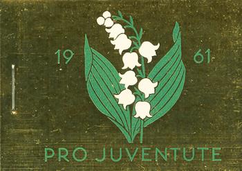 Stamps: JMH10 - 1961 Pro Juventute, lily of the valley, gold