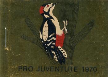 Thumb-1: JMH19 - 1970, Pro Juventute, woodpecker, gold