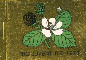 Stamps: JMH22 - 1973 Pro Juventute, blackberry, gold