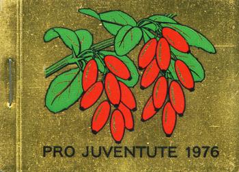 Stamps: JMH25 - 1976 Pro Juventute, barberry, gold