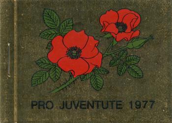 Francobolli: JMH26 - 1977 Pro Juventute, rosa, oro