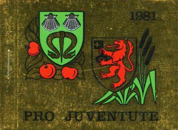 Thumb-1: JMH30 - 1981, Pro Juventute, coat of arms, gold