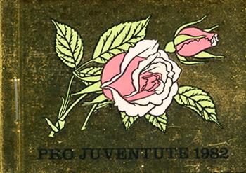 Timbres: JMH31 - 1982 Pro Juventute, rose, or